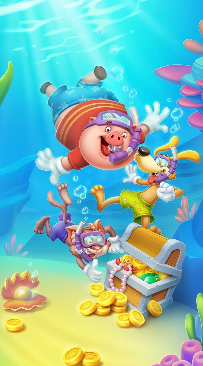 Colorful puzzle adventure gameplay snapshot